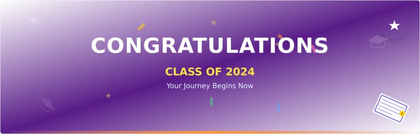Graduation Celebration Banner Template