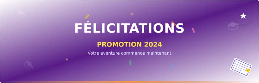 Modèle de Bannière de Célébration de Remise de Diplôme