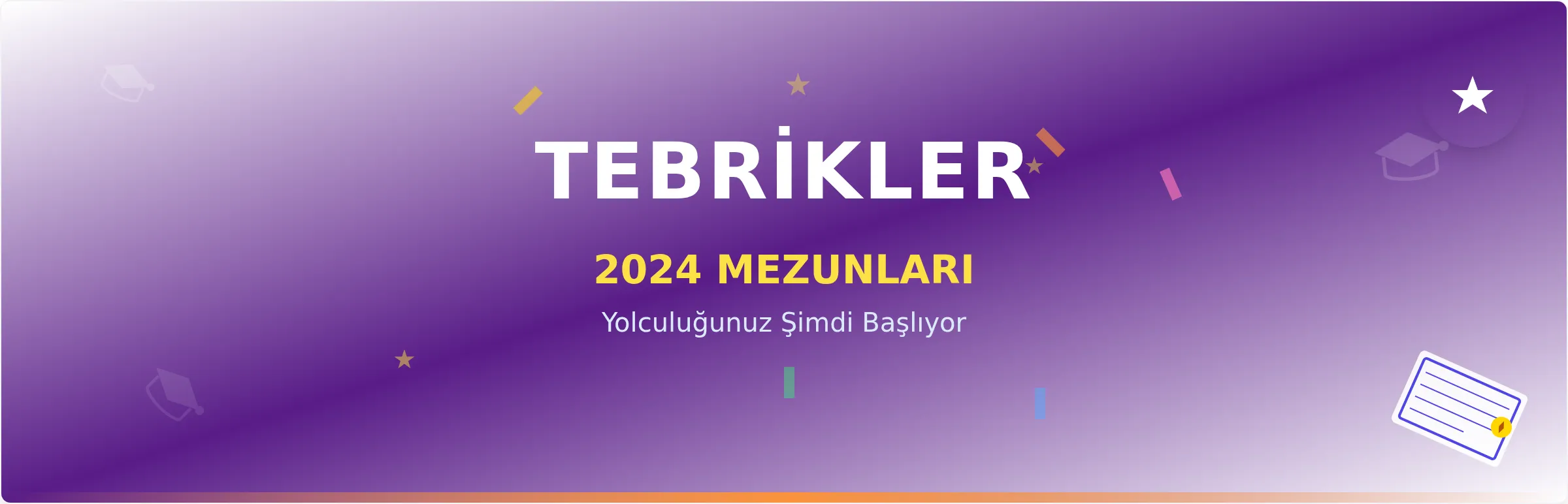 Mezuniyet Kutlama Afişi Şablonu