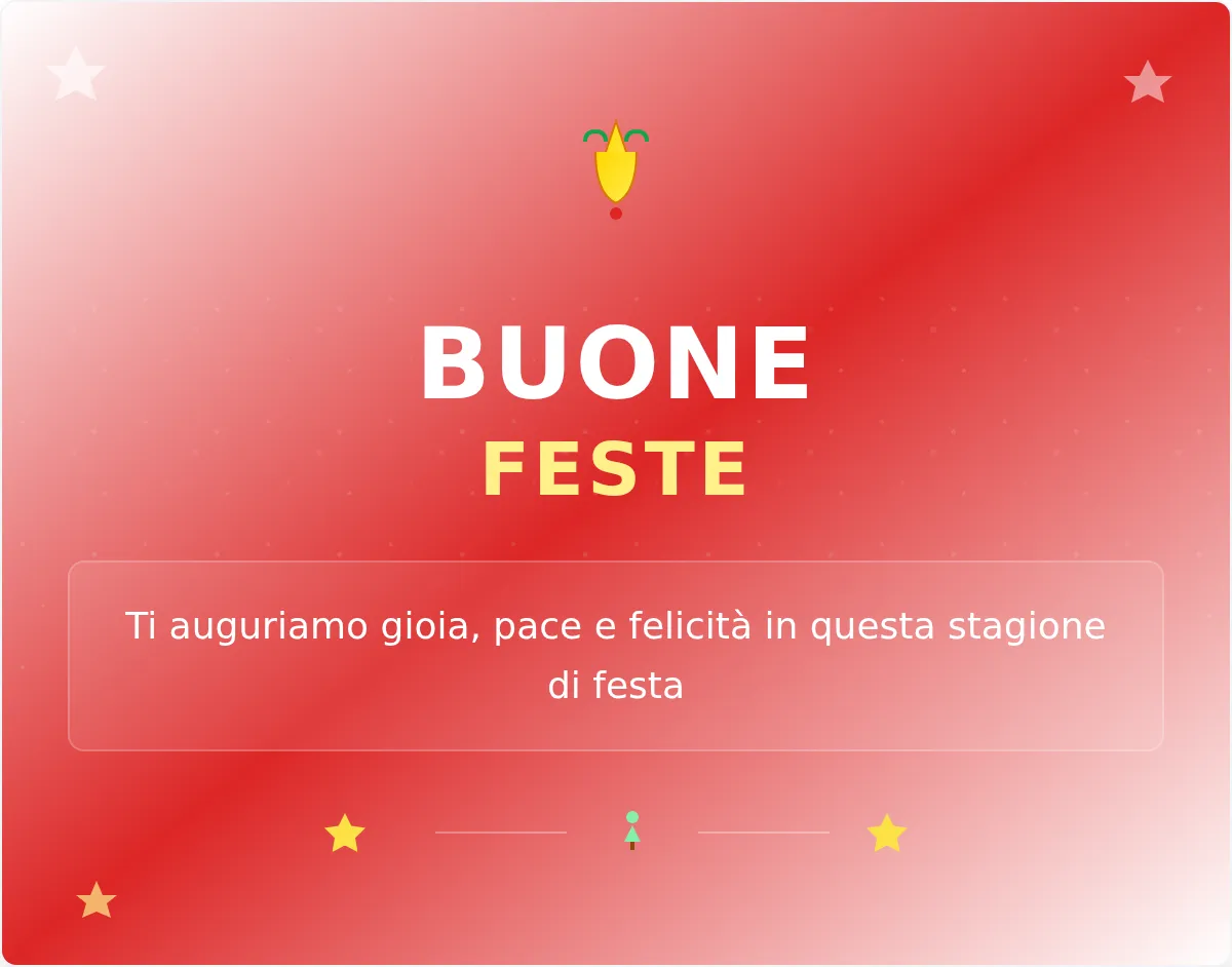 Modello Banner Email Buone Feste