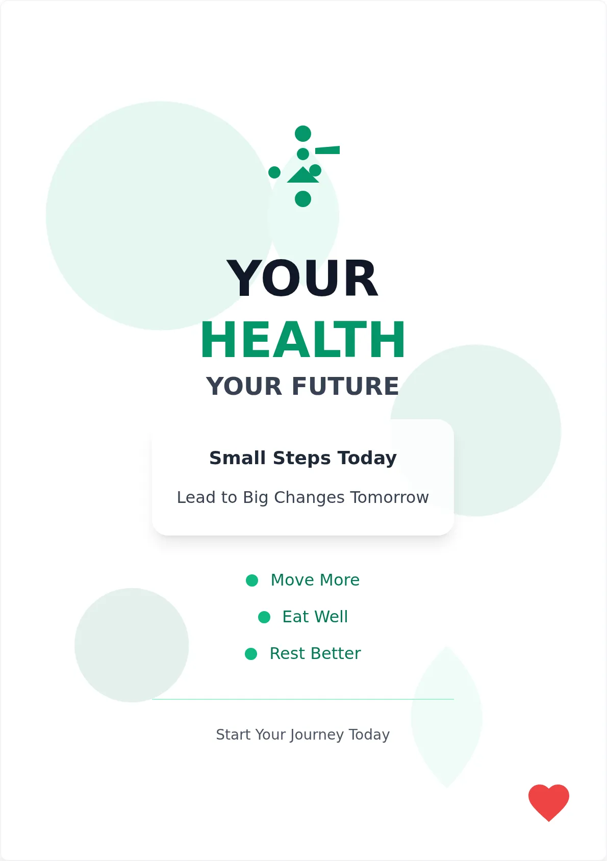 Health & Wellness Motivational Poster
