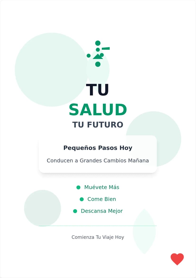 Póster Motivacional de Salud y Bienestar