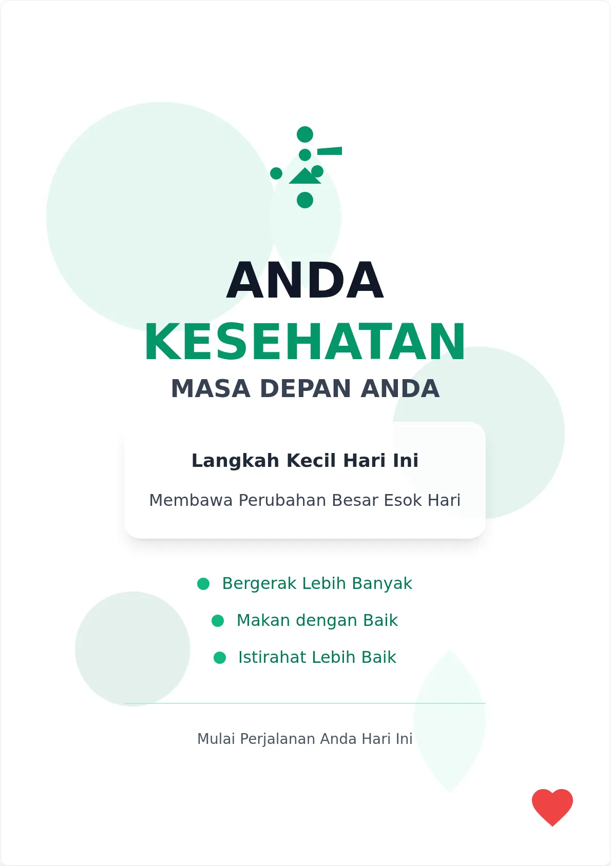 Poster Motivasi Kesehatan & Kebugaran
