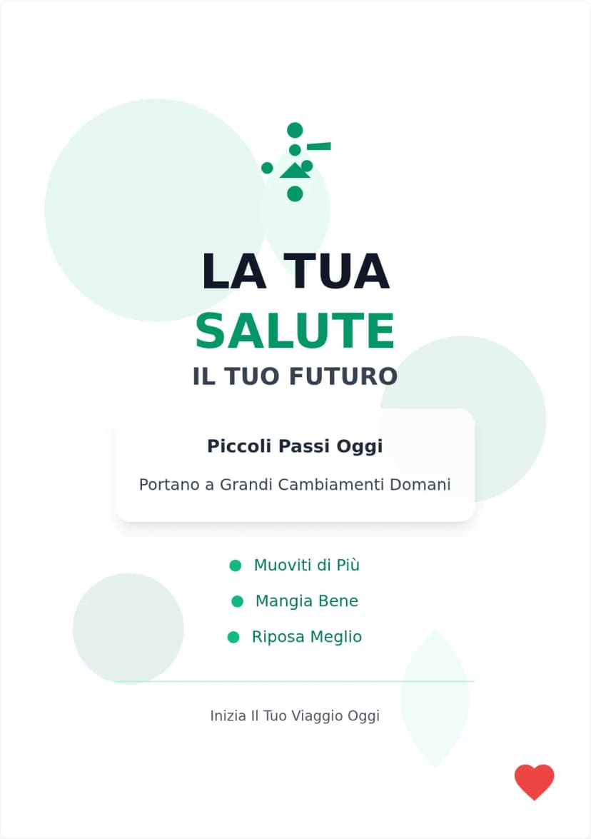 Poster Motivazionale Salute e Benessere