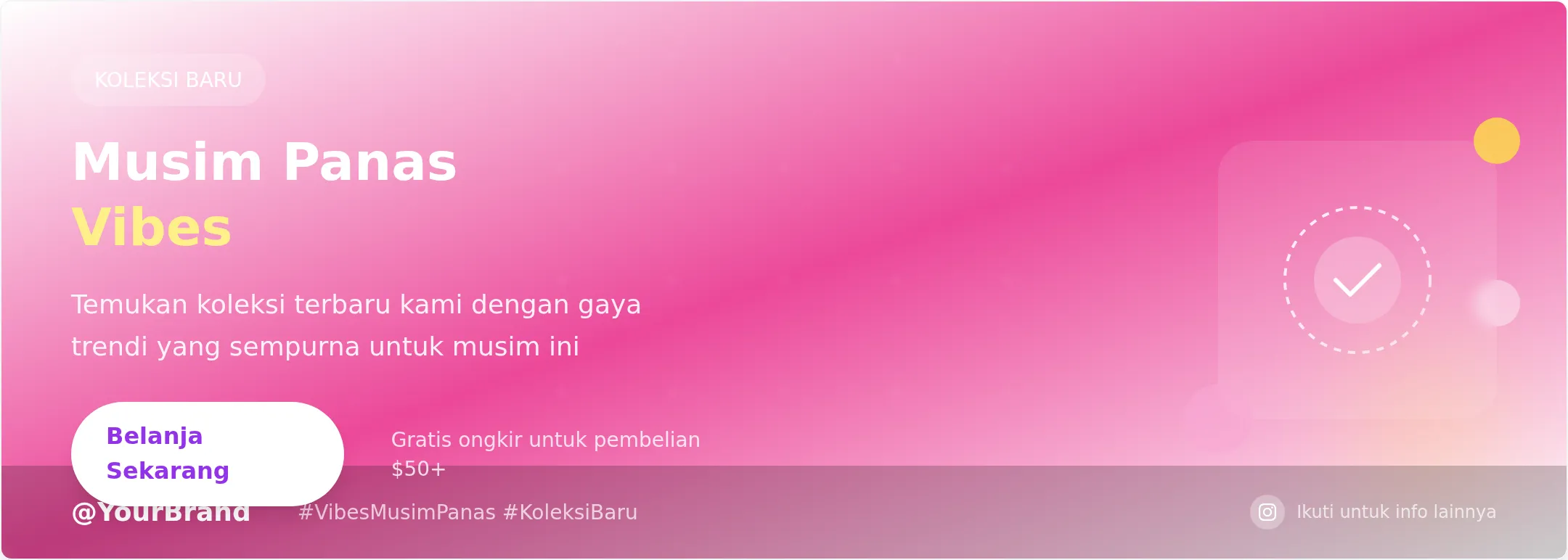 Template Banner Instagram - Desain Media Sosial yang Menarik Perhatian