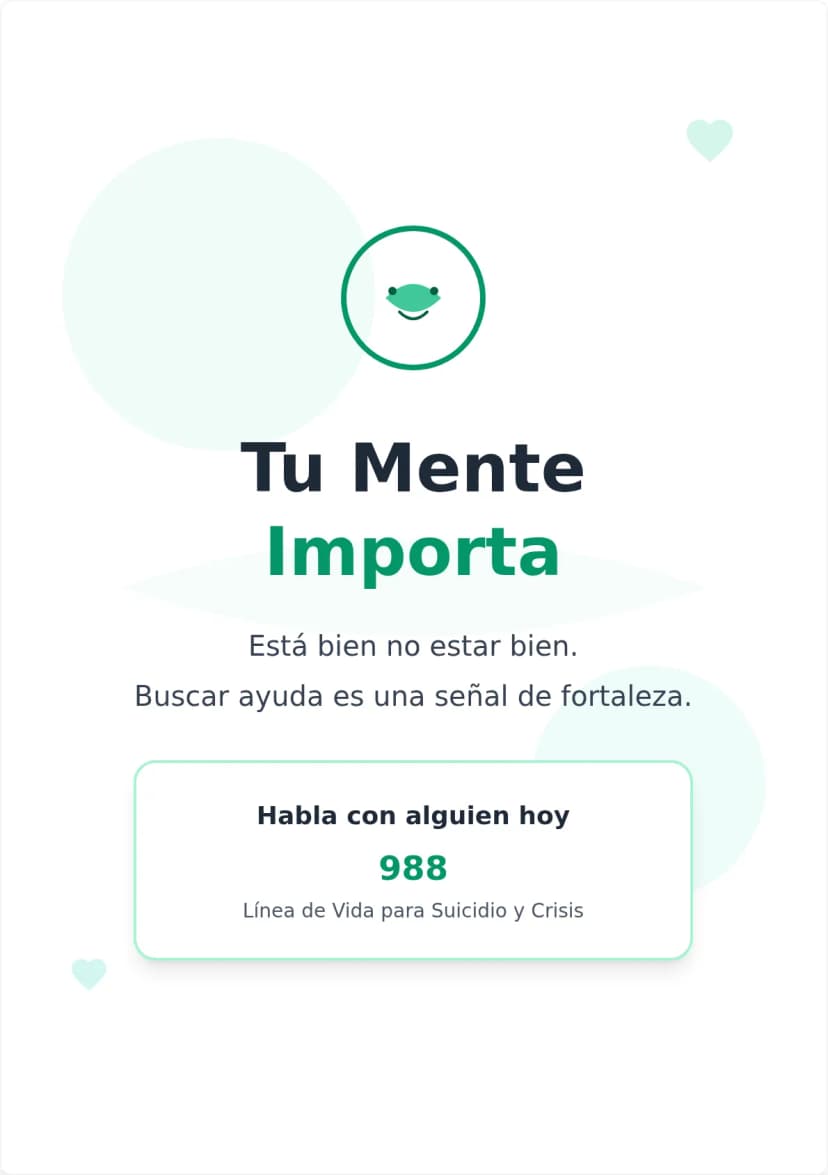 Plantilla de Póster para Concienciación sobre la Salud Mental