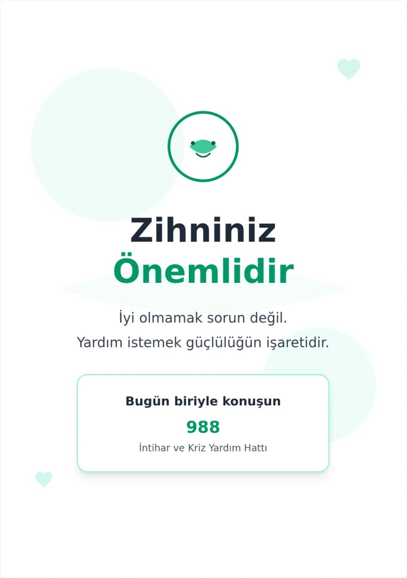 Ruh Sağlığı Farkındalığı Afişi Şablonu