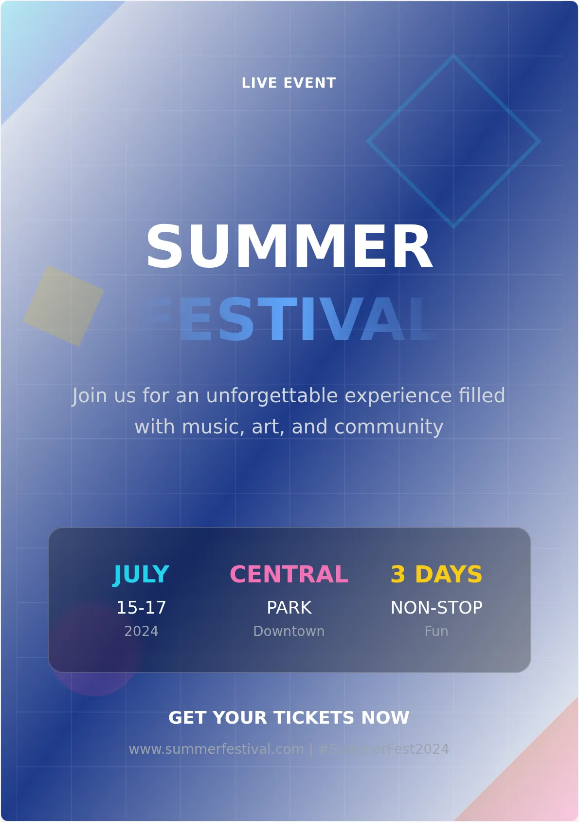 Modern Event Poster Template