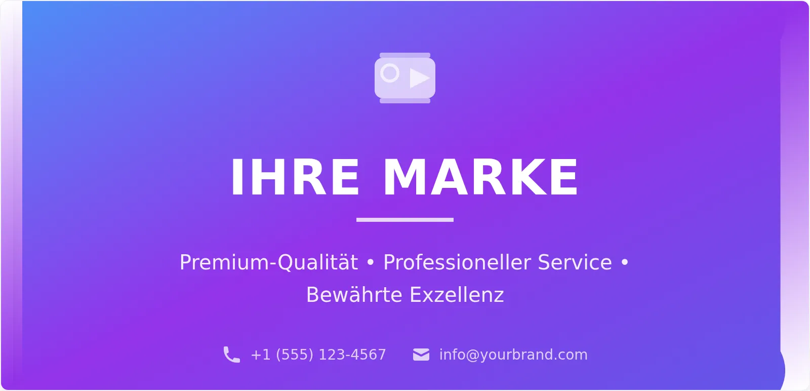 Modernes Flaggen-Banner-Template