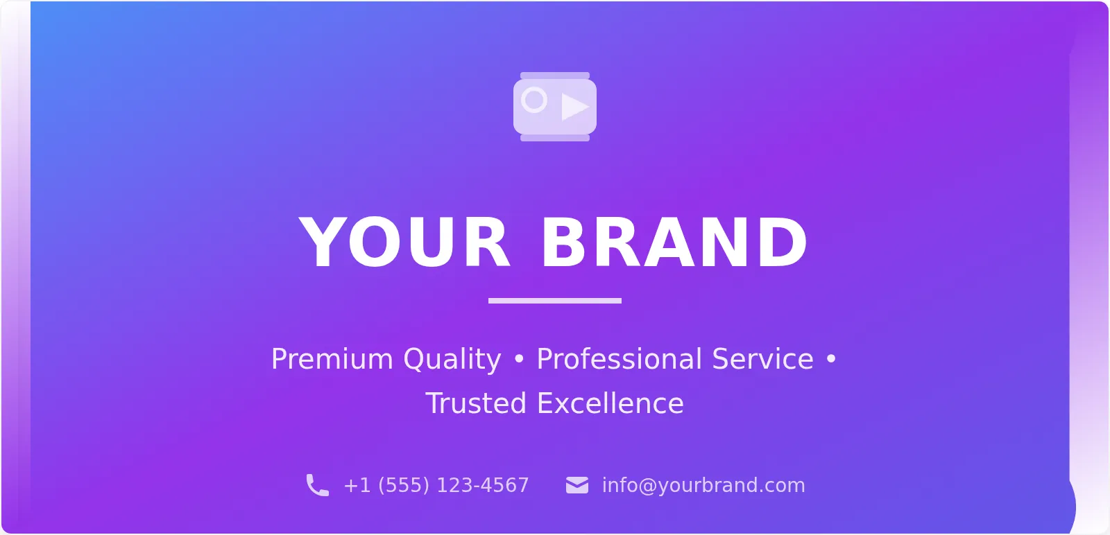 Modern Flag Banner Template