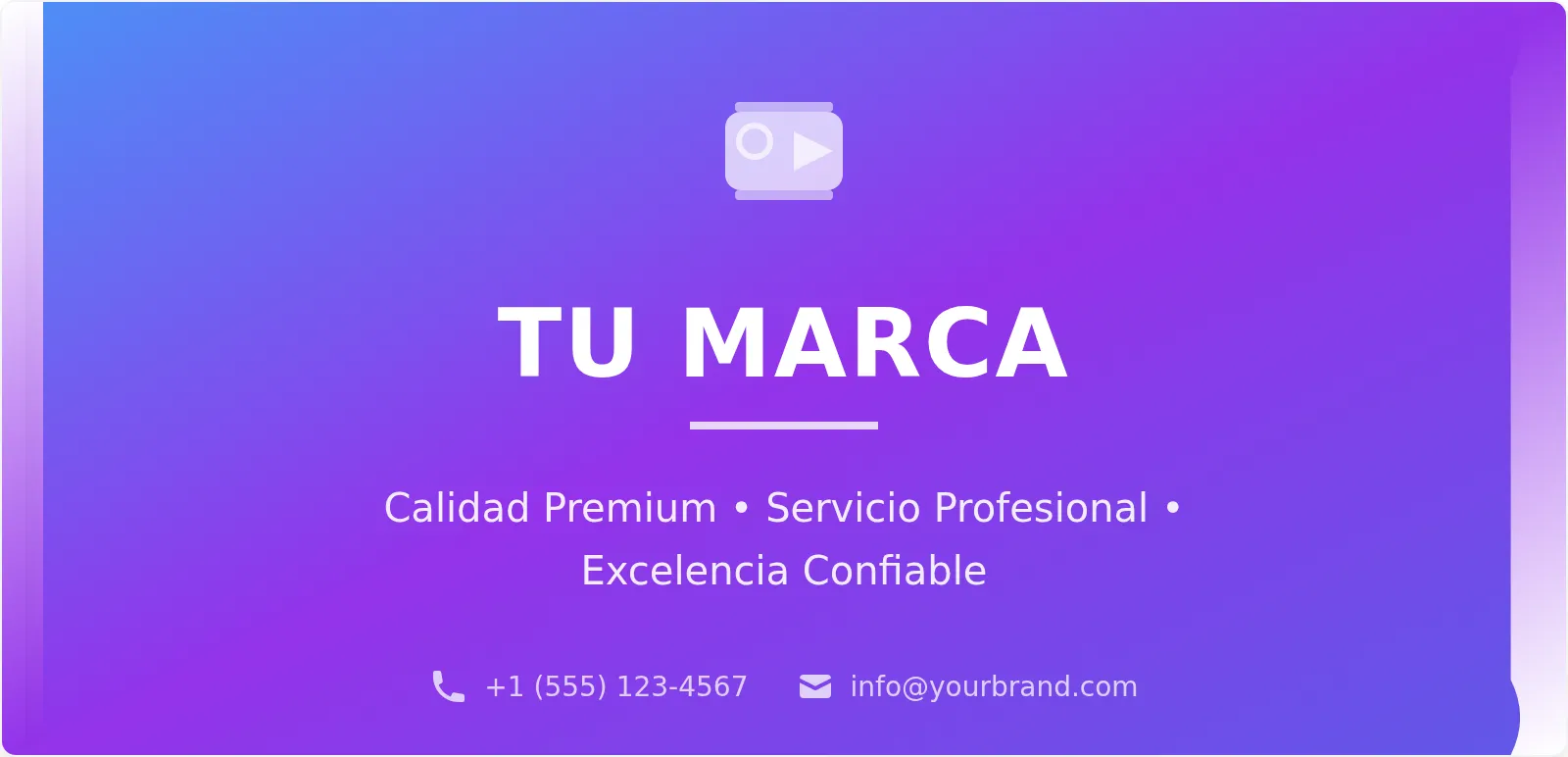 Plantilla Moderna de Bandera Publicitaria