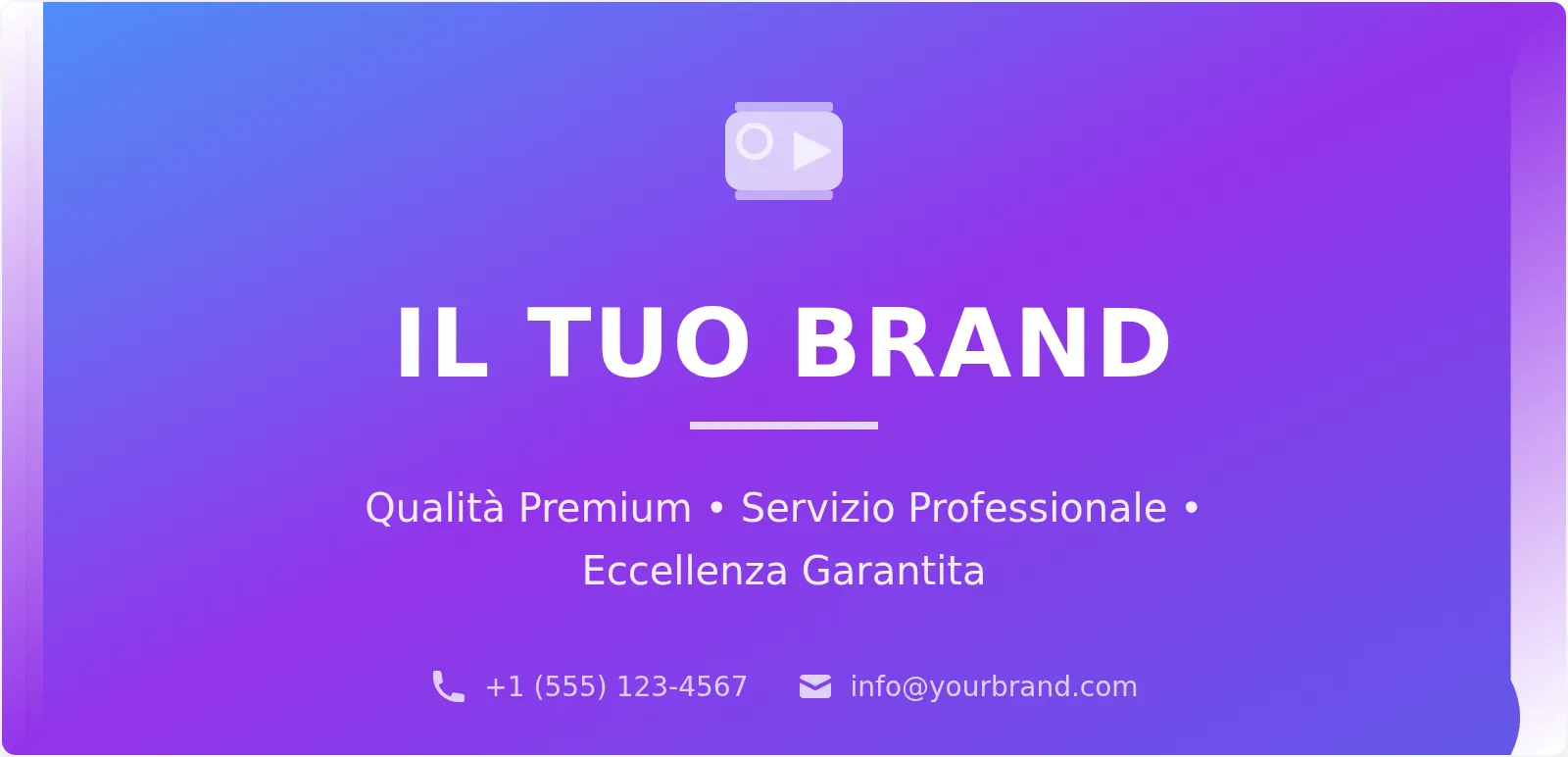 Modello Moderno di Striscione a Bandiera