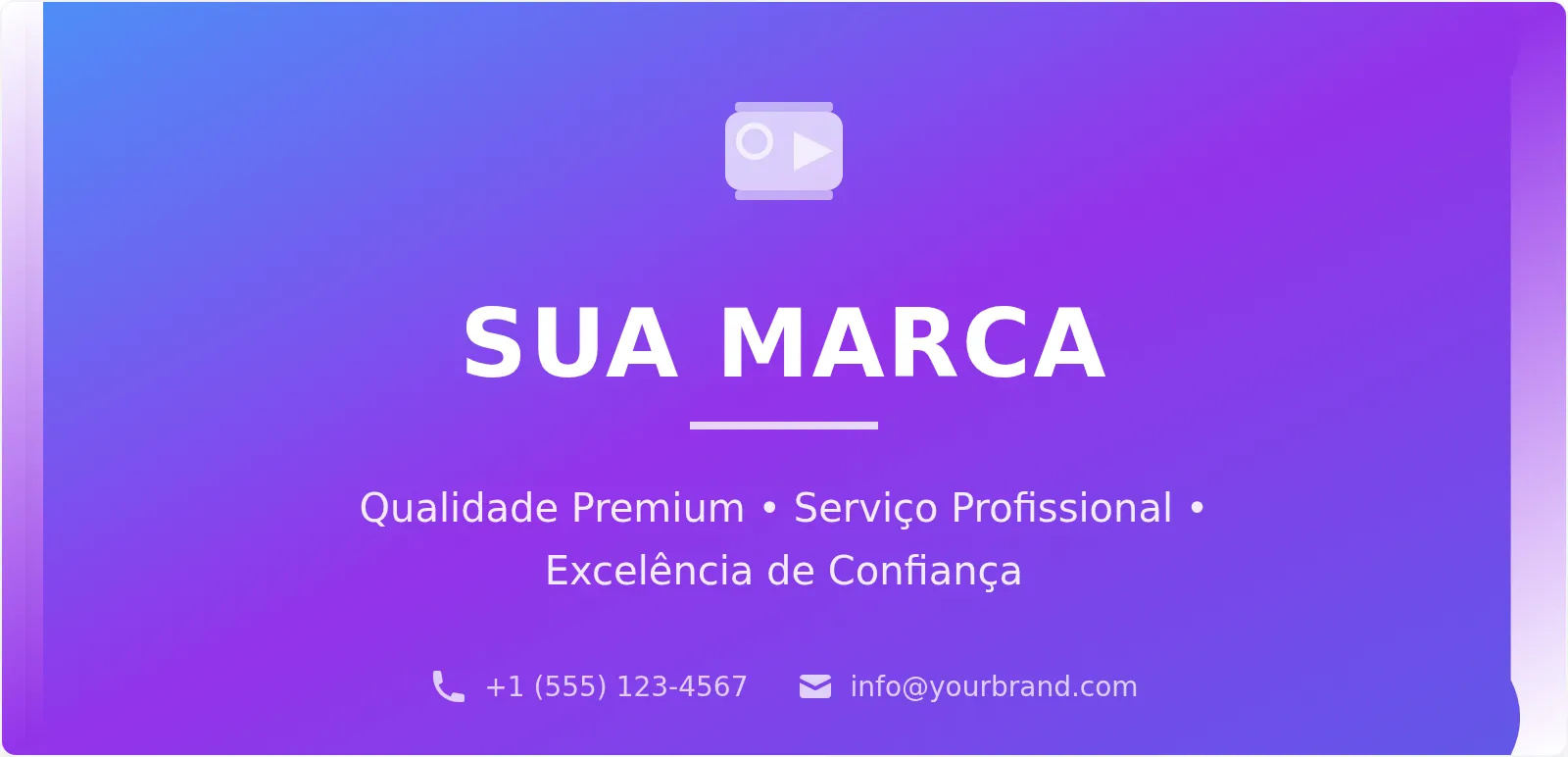 Modelo Moderno de Bandeira Promocional