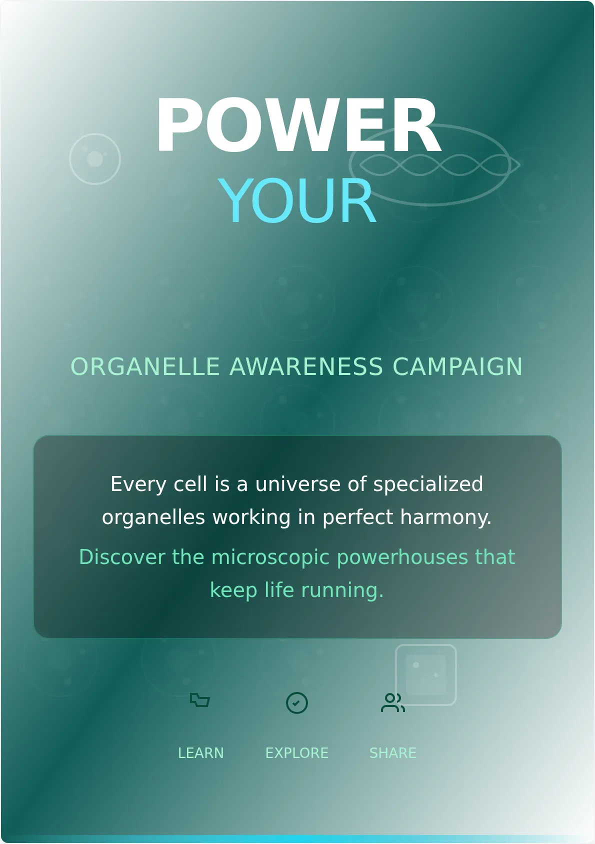 Organelle Campaign Poster Template