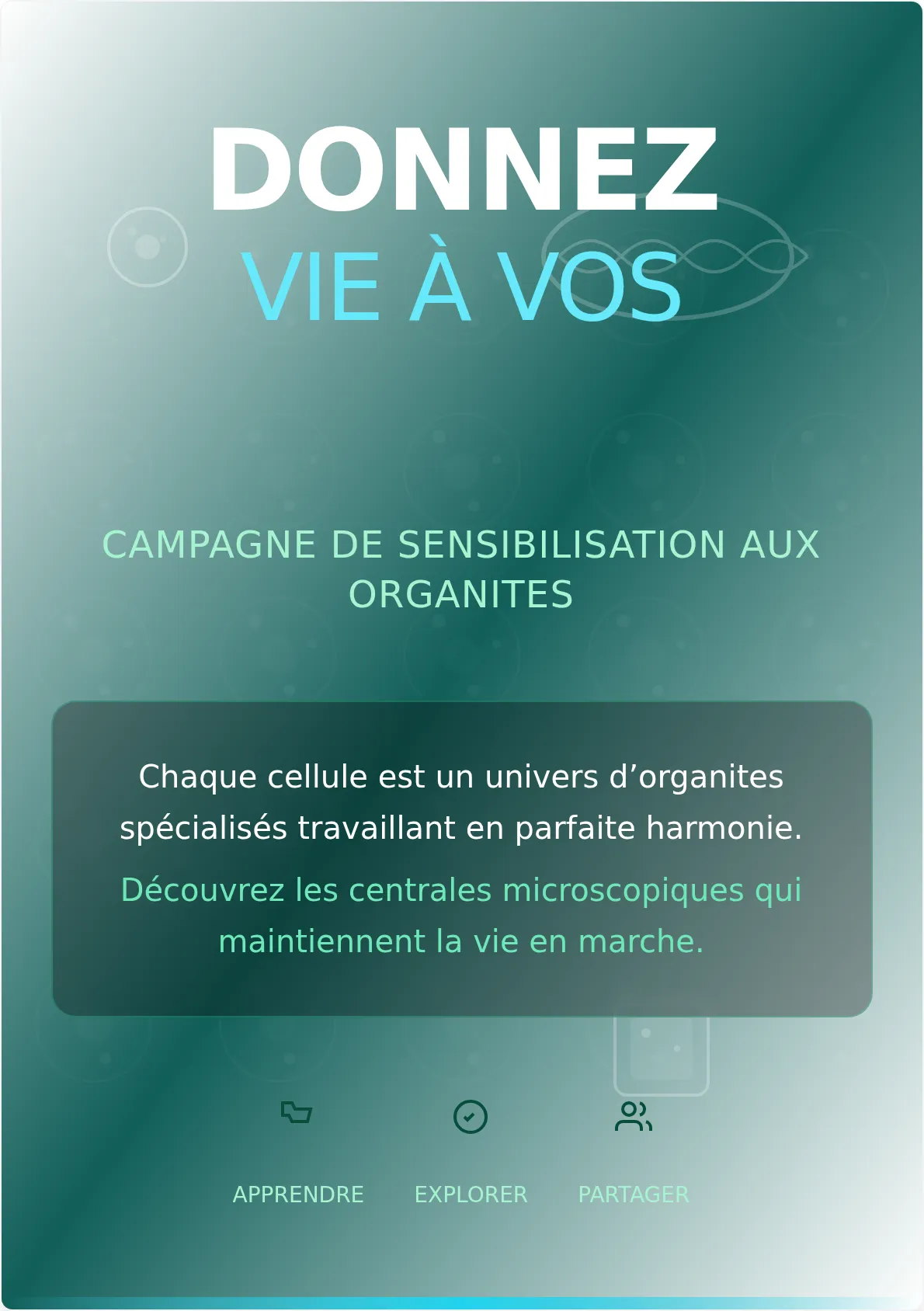 Modèle d’Affiche de Campagne sur les Organites