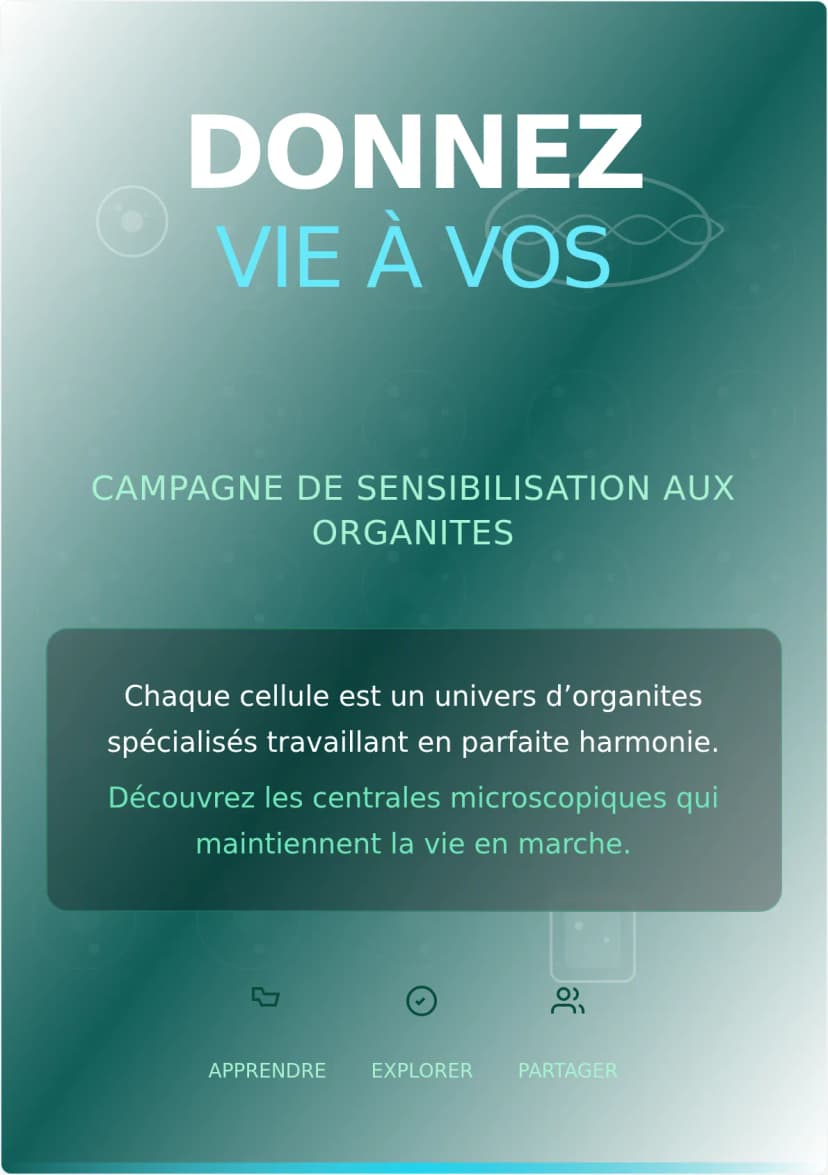 Modèle d’Affiche de Campagne sur les Organites
