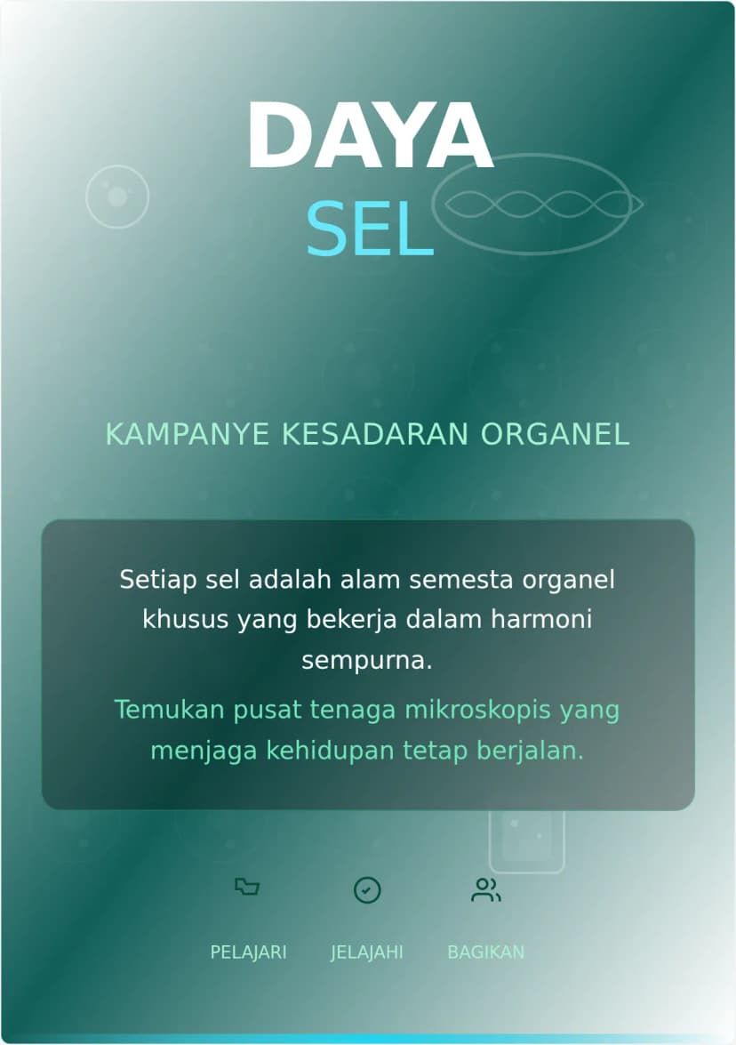 Template Poster Kampanye Organel
