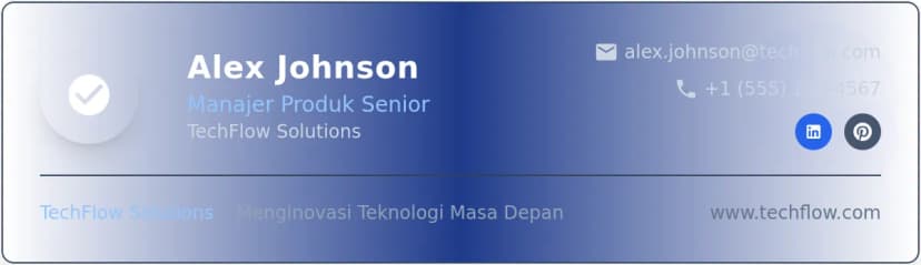 Template Banner Tanda Tangan Email Profesional