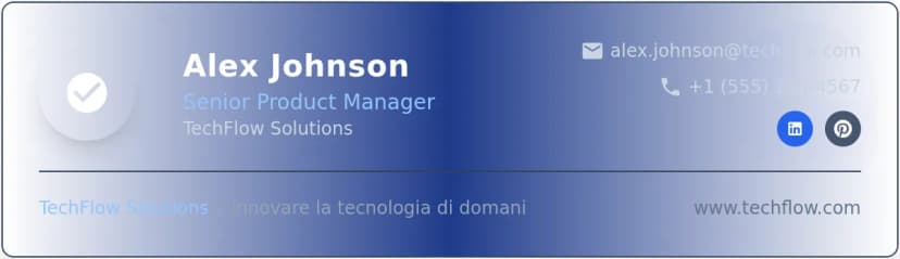 Modello Banner Firma Email Professionale