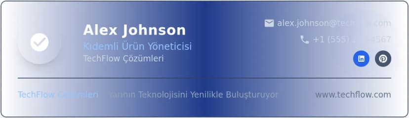 Profesyonel E-posta İmza Banner Şablonu
