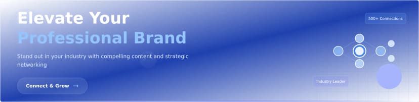 Professional LinkedIn Banner Template