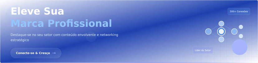Modelo Profissional de Banner para LinkedIn