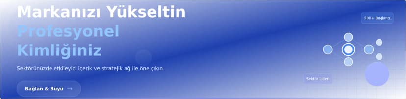 Profesyonel LinkedIn Banner Şablonu
