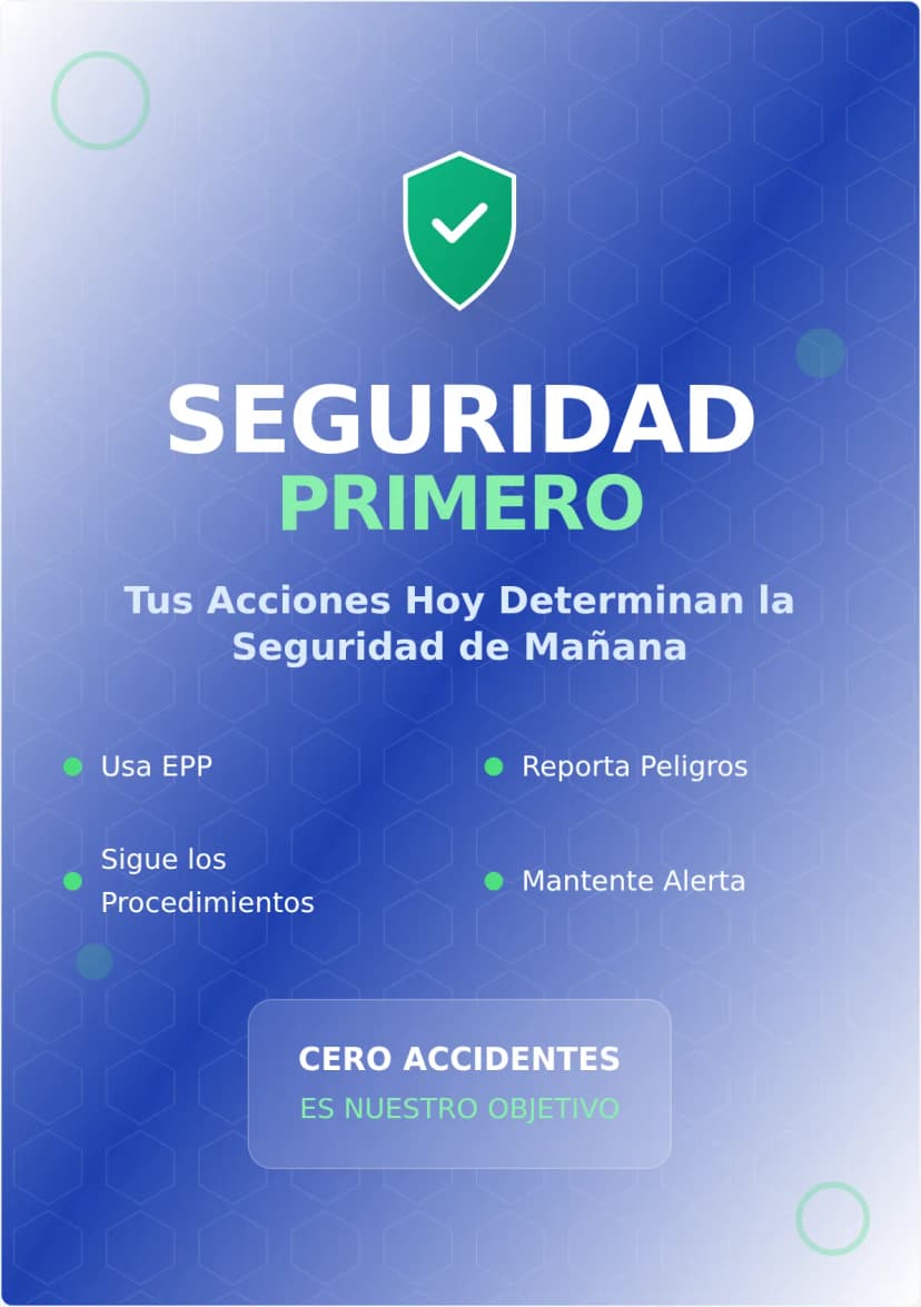 Póster de Lugar de Trabajo Seguro
