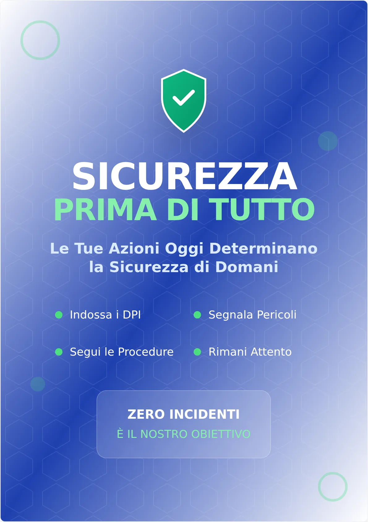 Poster Sicurezza sul Lavoro